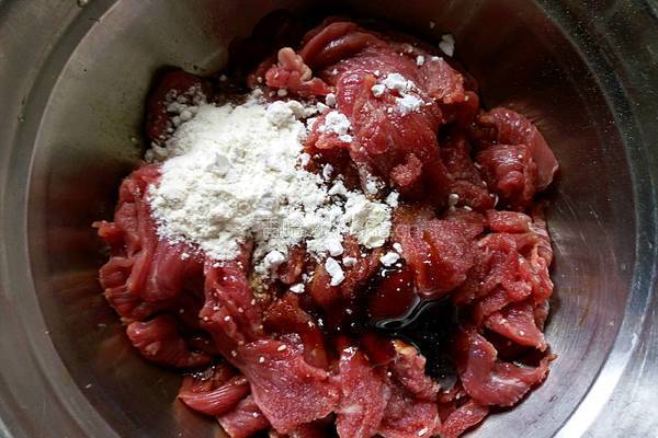 小炒牛肉片的做法图解3