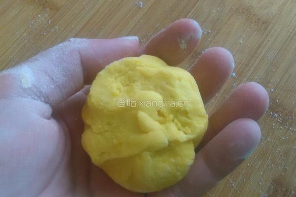 南瓜饼(紫薯馅)的做法图解7