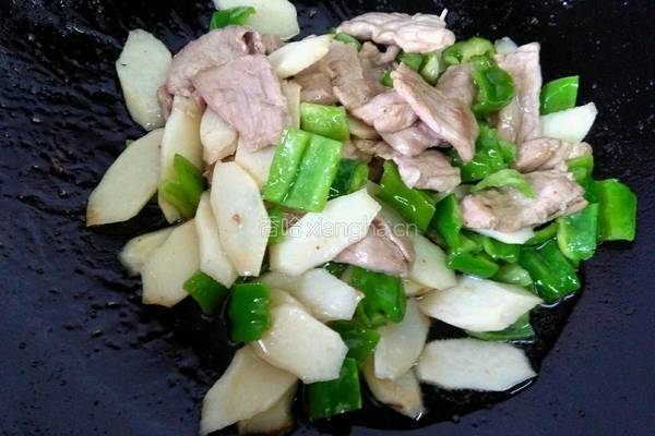 肉片炒山药的做法图解9