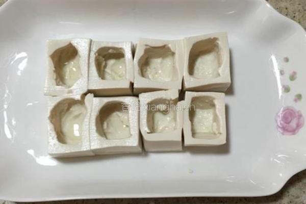 豆腐蒸肉末的做法图解2