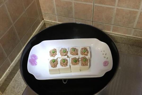 豆腐蒸肉末的做法图解6
