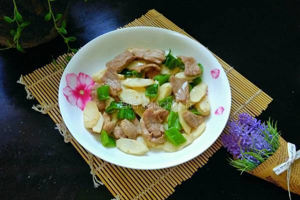 肉片炒山药的做法图解10
