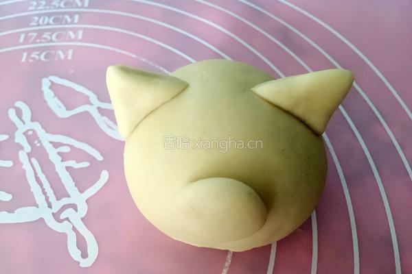 小猪豆沙包的做法图解8
