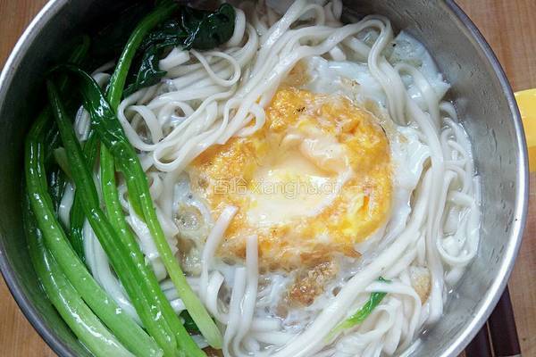 菠菜鸡蛋面的做法图解4