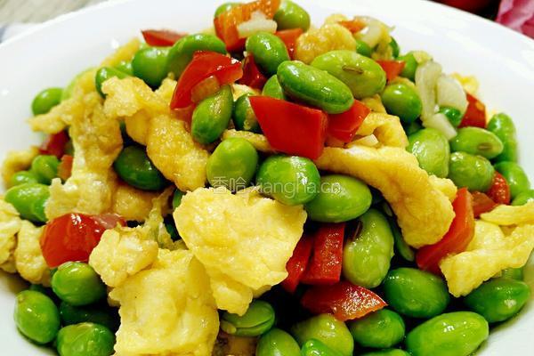 毛豆炒鸡蛋的做法图解10