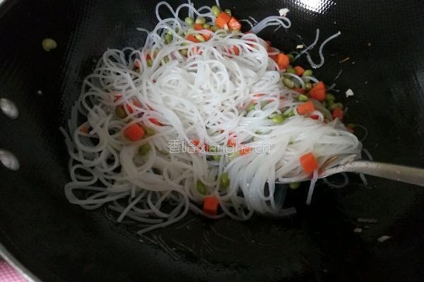 炒粉干的做法图解7