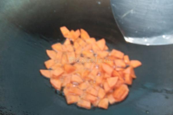 火腿蛋炒饭的做法图解4