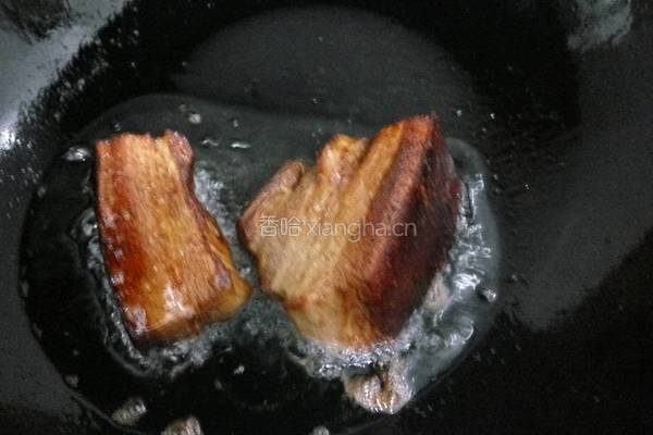茶香梅菜扣肉的做法图解7