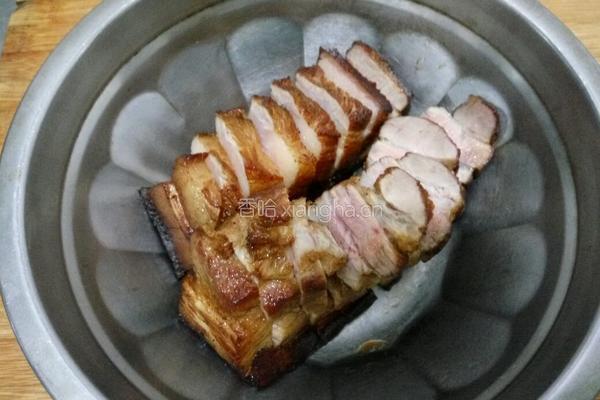 茶香梅菜扣肉的做法图解12