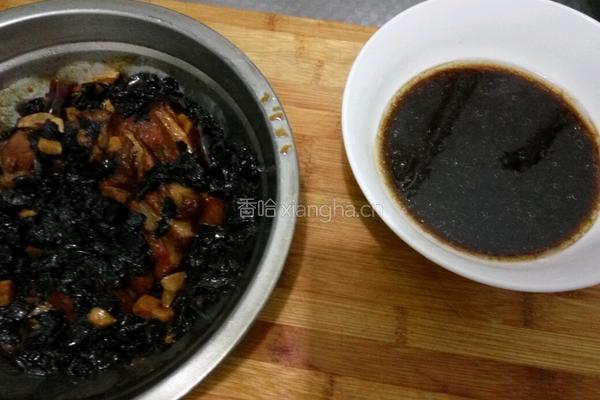 茶香梅菜扣肉的做法图解15