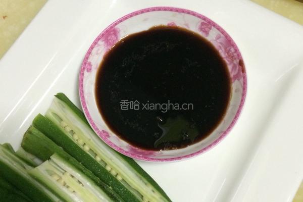 葱油秋葵的做法图解4