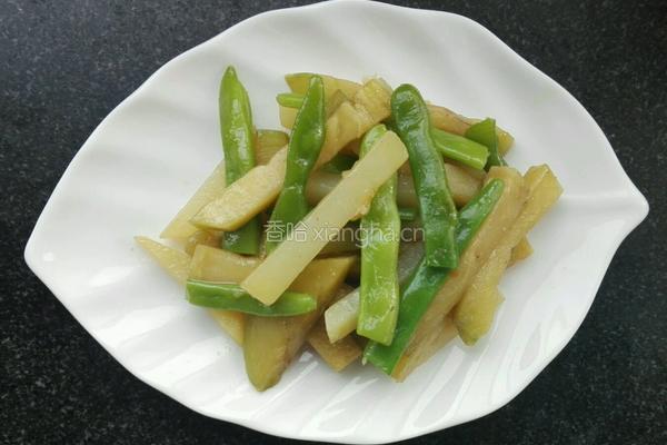 豆角炖茄子~家常菜