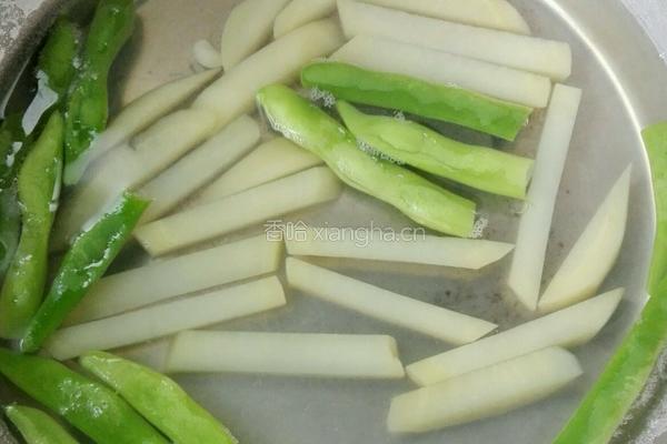 豆角炖茄子~家常菜的做法图解4