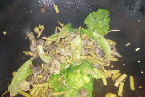 酸辣鸡胗的做法图解4