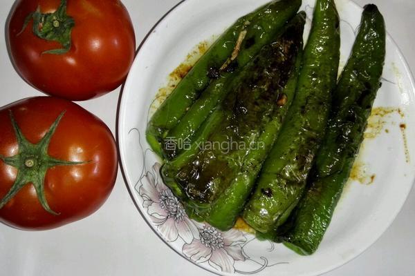 肉酿虎皮青椒的做法图解6