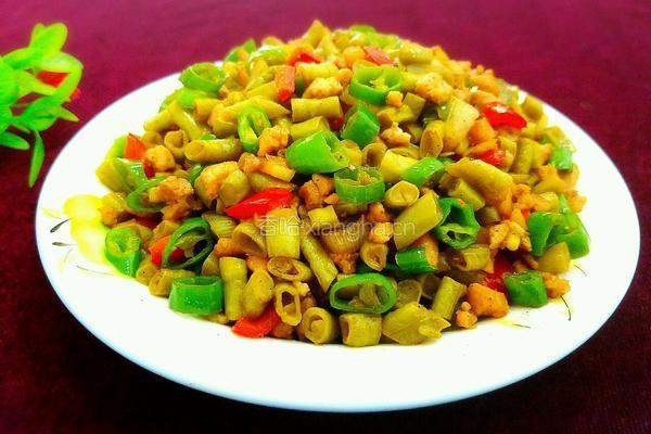 酸豇豆炒肉末的做法图解12
