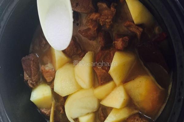 土豆炖羊肉的做法图解10