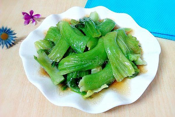 蚝油浸芥菜的做法图解6