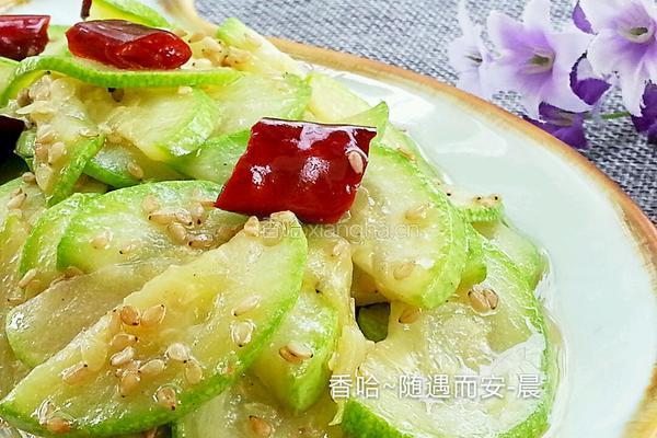 芝香椒油西葫芦的做法图解12