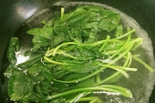凉拌粉丝菠菜的做法图解5