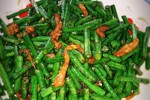 肉丝炒豆角的做法图解6