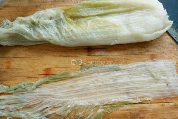 酸菜炒粉条的做法图解2