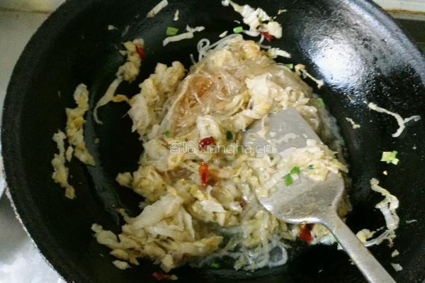 酸菜炒粉条的做法图解5