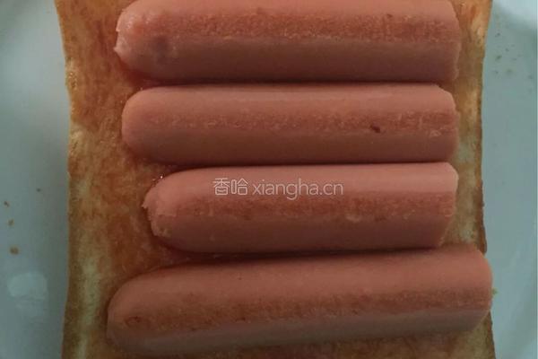 鸡蛋火腿三明治的做法图解6