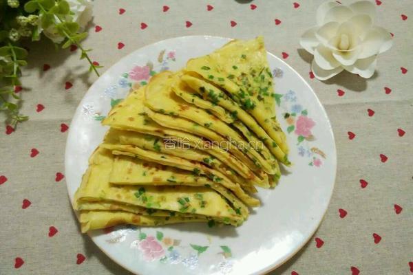 韩式鸡蛋葱花饼的做法图解11