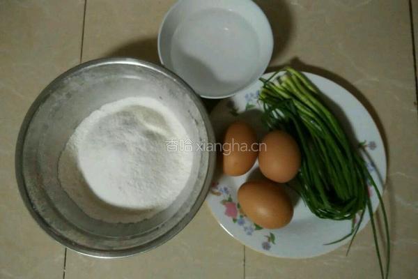 韩式鸡蛋葱花饼的做法图解1