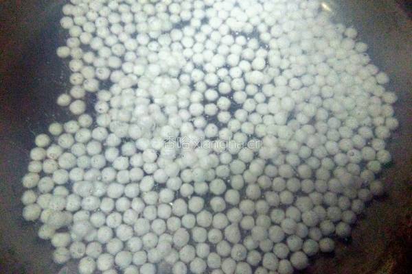 芒果牛奶西米露的做法图解1