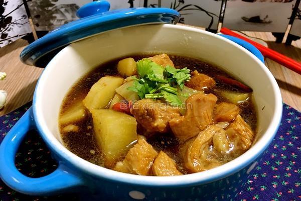 萝卜煨牛腩的做法图解7