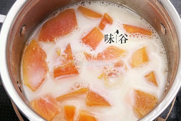 木瓜炖牛奶的做法图解5