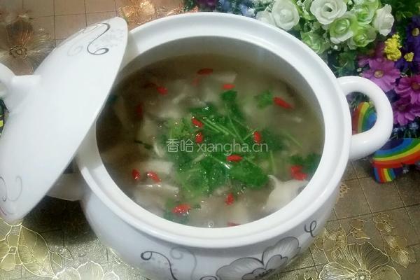 平菇肉片汤的做法图解10