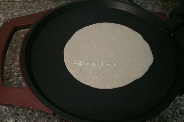 玉米面煎饼果子的做法图解2