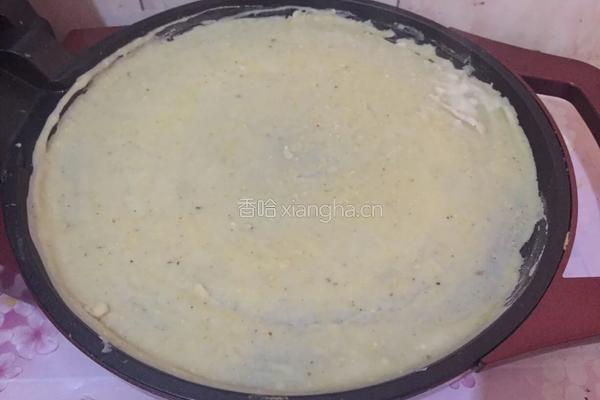玉米面煎饼果子的做法图解4