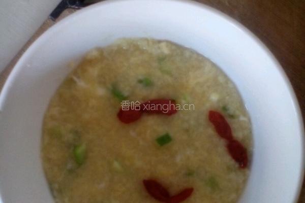 小米蛋花粥的做法图解4