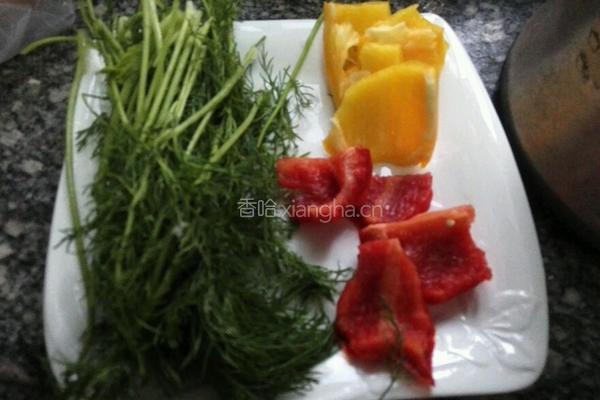 彩色蔬菜面的做法图解1