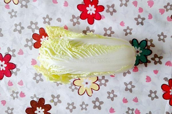 醋溜白菜的做法图解1
