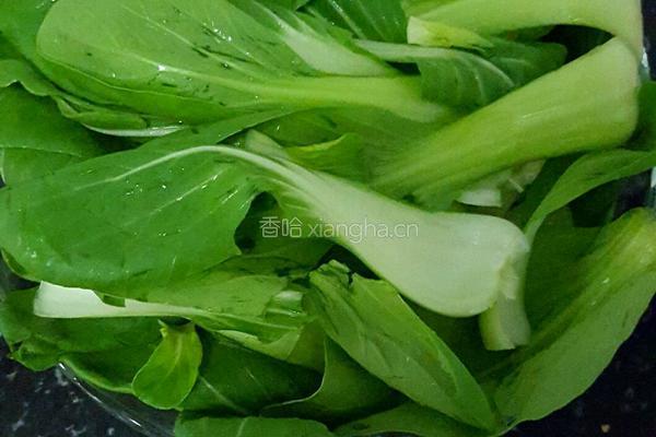 海米油菜的做法图解1
