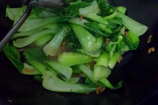 海米油菜的做法图解6