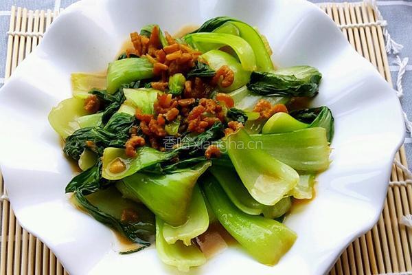 海米油菜的做法图解8