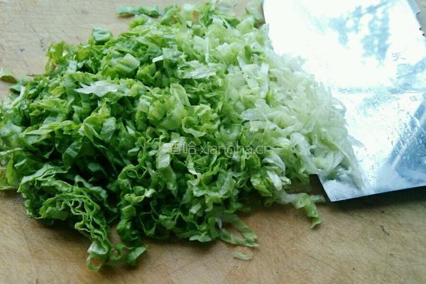 虾米青菜粥的做法图解4