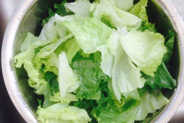 清炒生菜的做法图解4