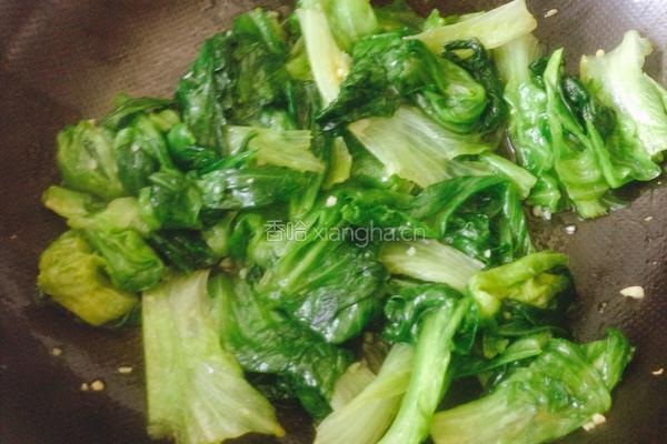 清炒生菜的做法图解10