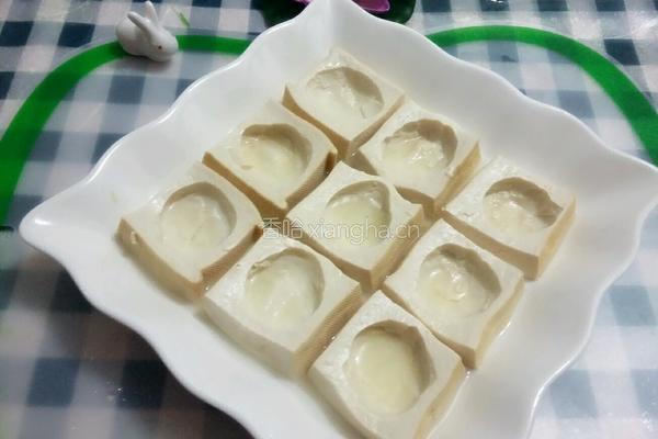 肉馅酿豆腐的做法图解7