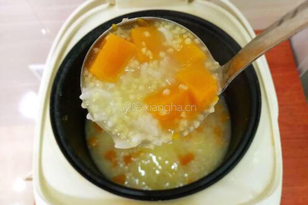 糯米南瓜粥的做法图解6