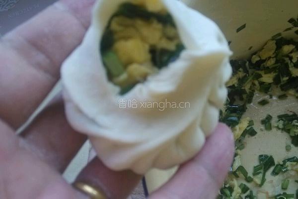 韭菜水煎包的做法图解8