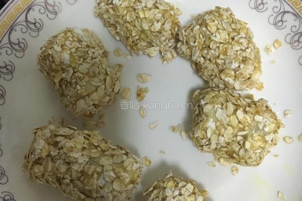 燕麦炸香蕉的做法图解6