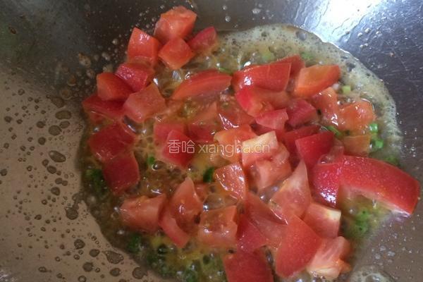番茄炒饭的做法图解6